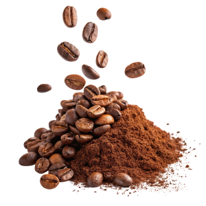 coffee beans pile